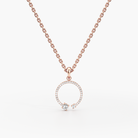 Blushing Rose Pendant