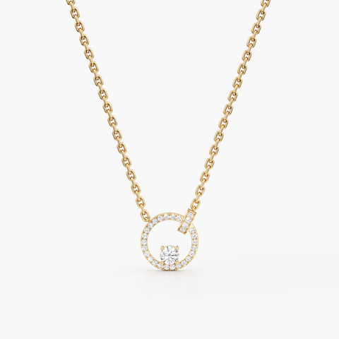 Diamond Pendulum Pendant