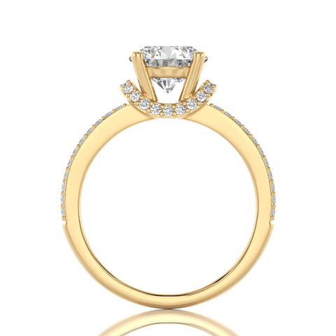 Glittery Bliss Diamond Engagement Ring