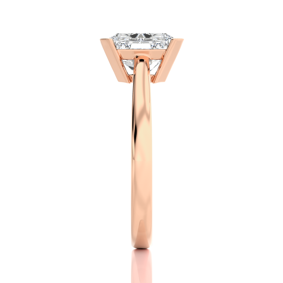 Enchanted Enigma Radiant-Cut Solitaire Engagement Ring