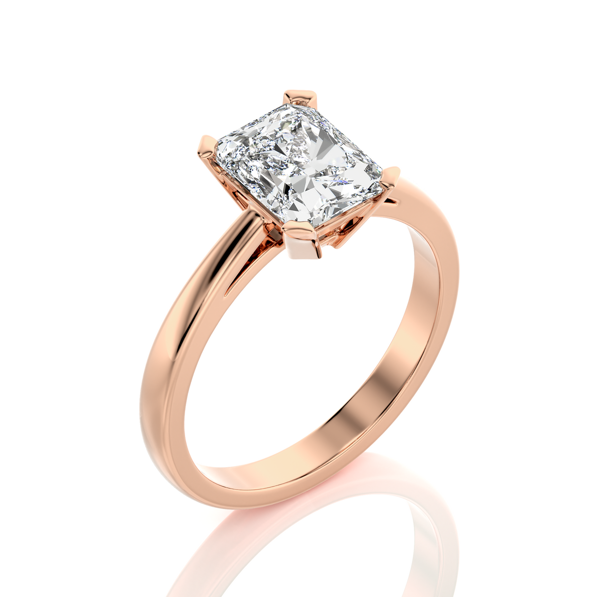Enchanted Enigma Radiant-Cut Solitaire Engagement Ring