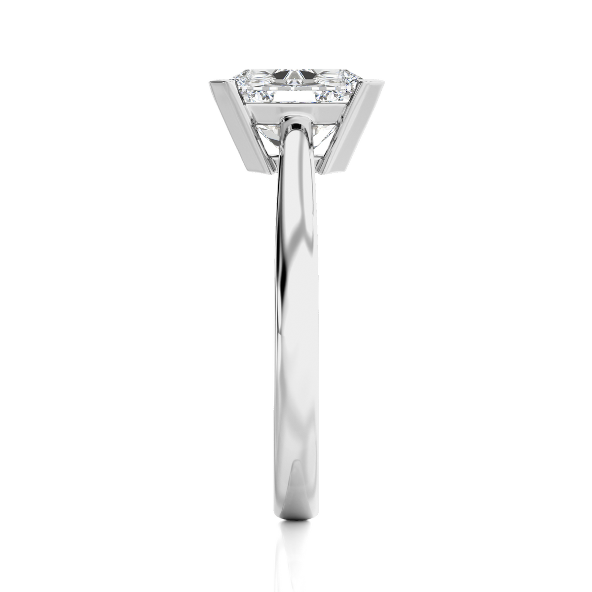 Enchanted Enigma Radiant-Cut Solitaire Engagement Ring