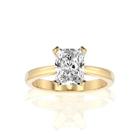 Enchanted Enigma Radiant-Cut Solitaire Engagement Ring