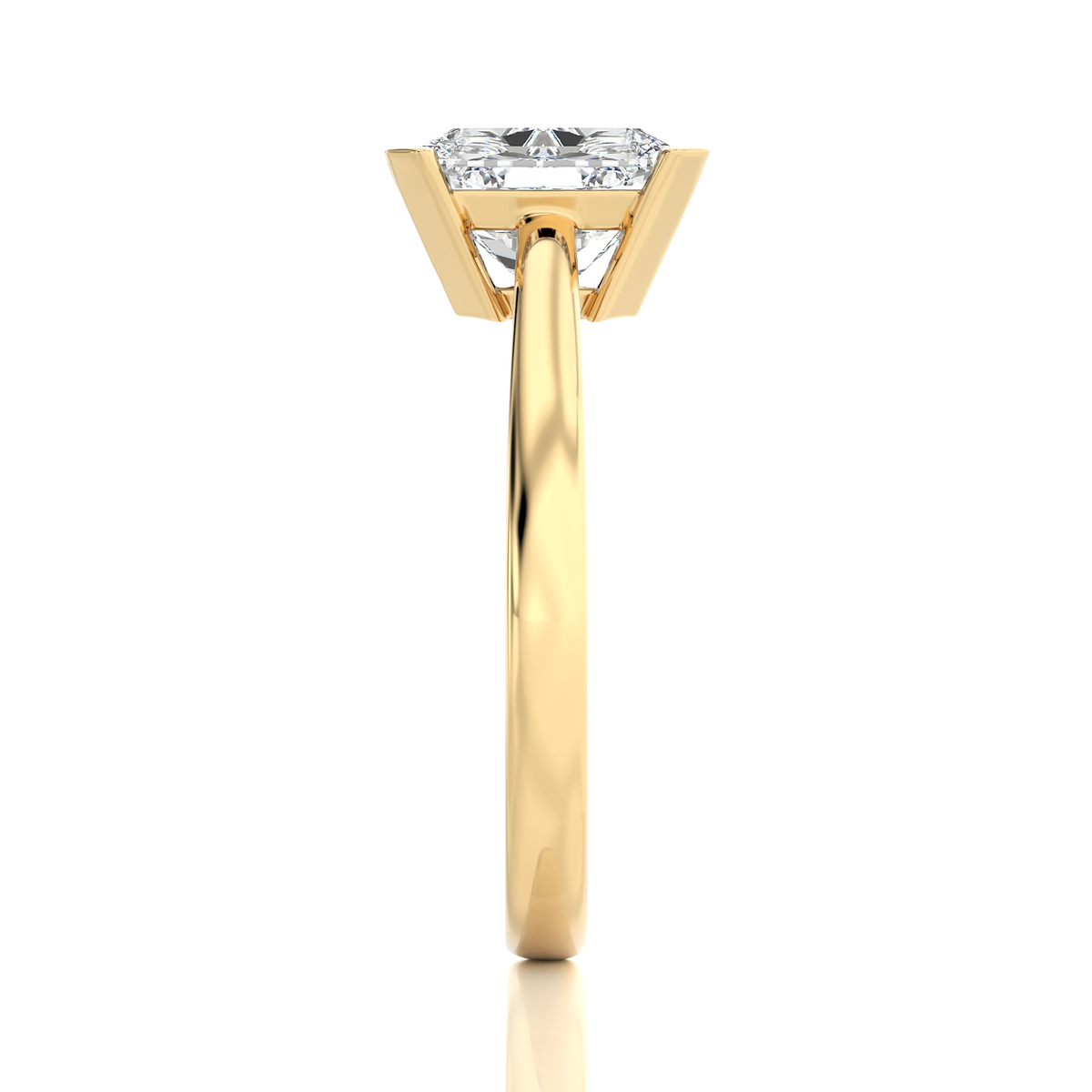 Enchanted Enigma Radiant-Cut Solitaire Engagement Ring