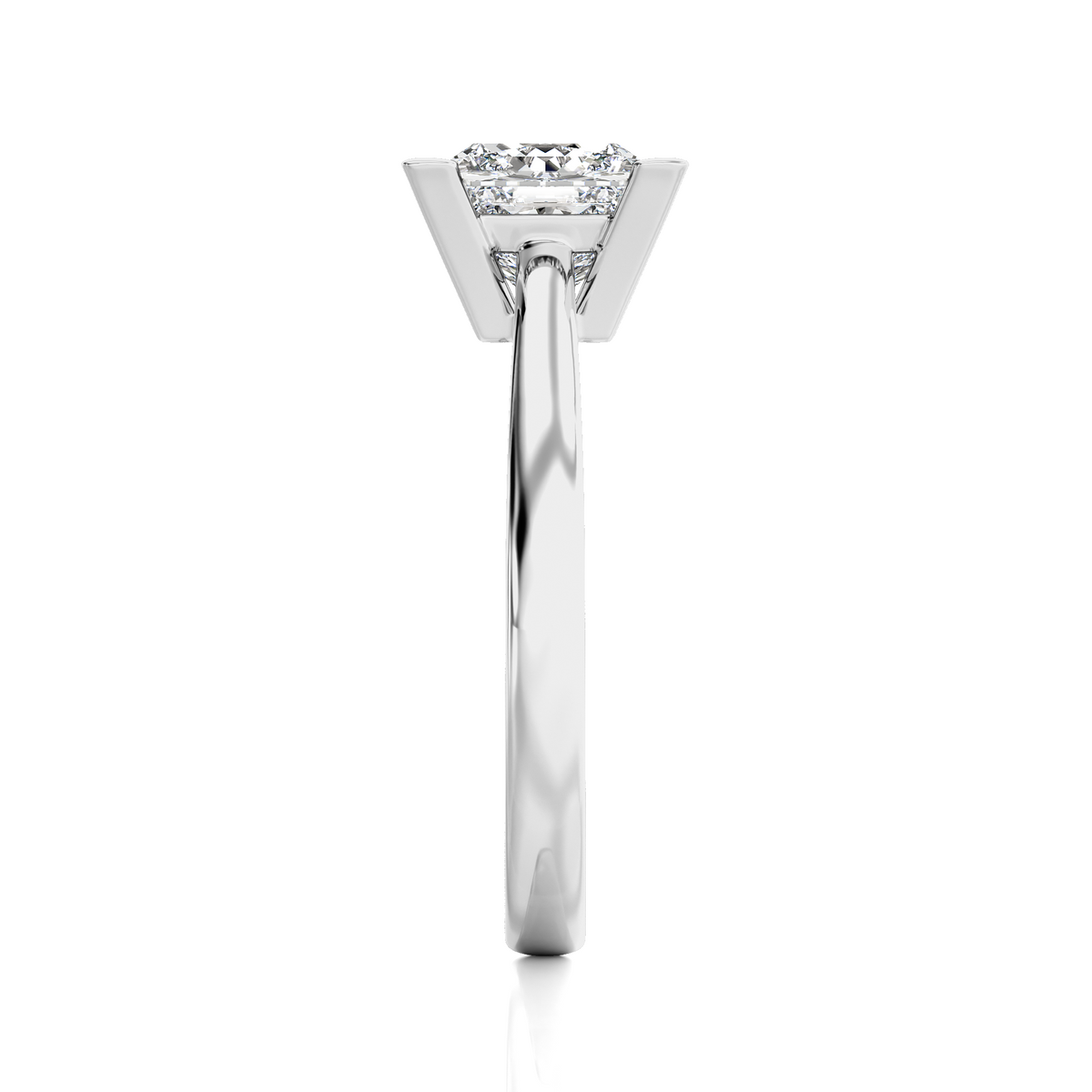 Enchanted Enigma Radiant-Cut Solitaire Engagement Ring