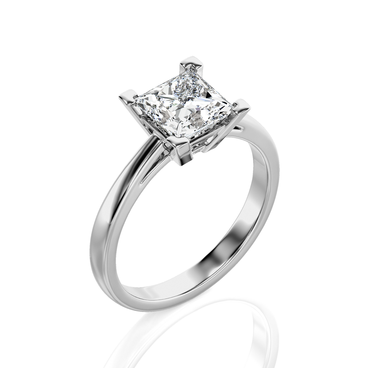 Enchanted Enigma Radiant-Cut Solitaire Engagement Ring