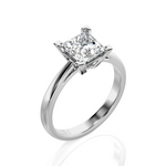 Enchanted Enigma Radiant-Cut Solitaire Engagement Ring