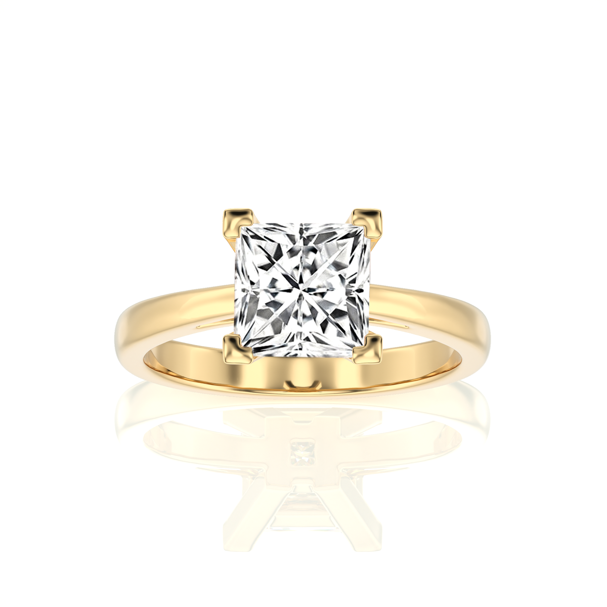 Enchanted Enigma Radiant-Cut Solitaire Engagement Ring