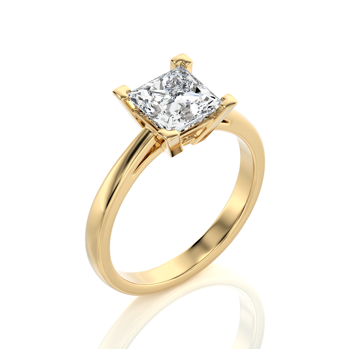 Enchanted Enigma Radiant-Cut Solitaire Engagement Ring
