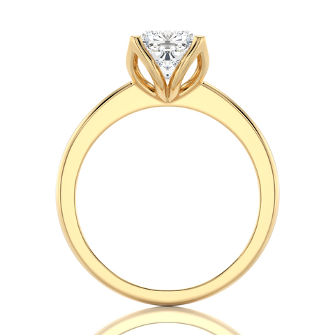 Simply Starlike Solitaire Engagement Ring