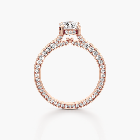 Regal Crown Engagement Ring