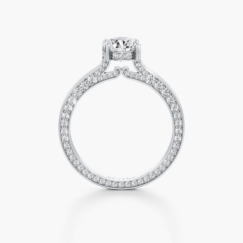Regal Crown Engagement Ring