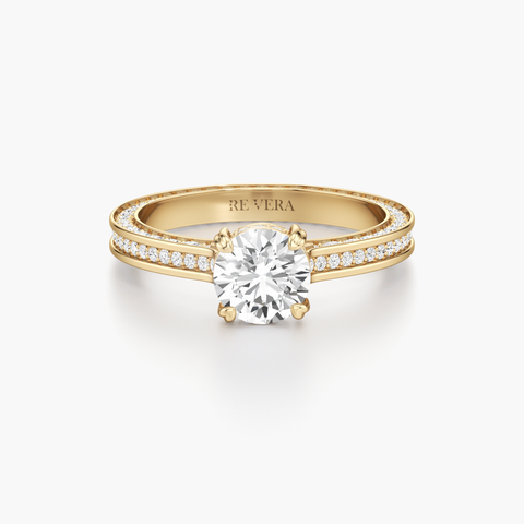 Regal Crown Engagement Ring