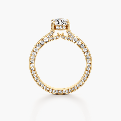 Regal Crown Engagement Ring