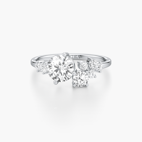 Conjoined Harmony Diamond Ring