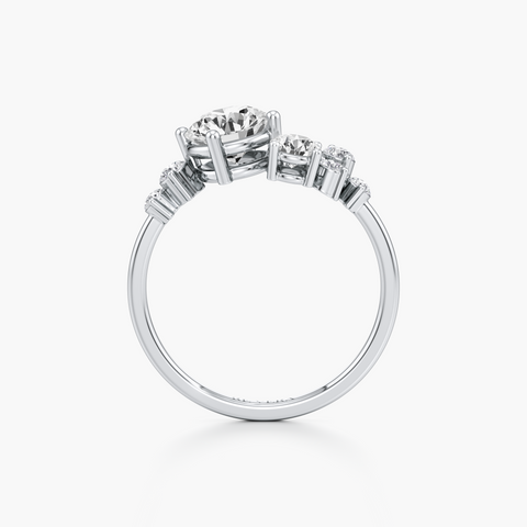 Conjoined Harmony Diamond Ring