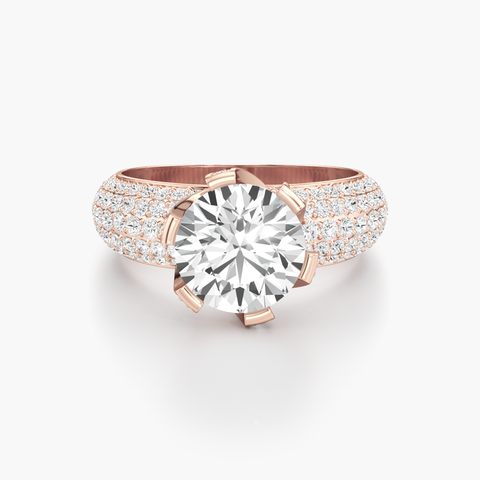 Endless Spiral Diamond Ring