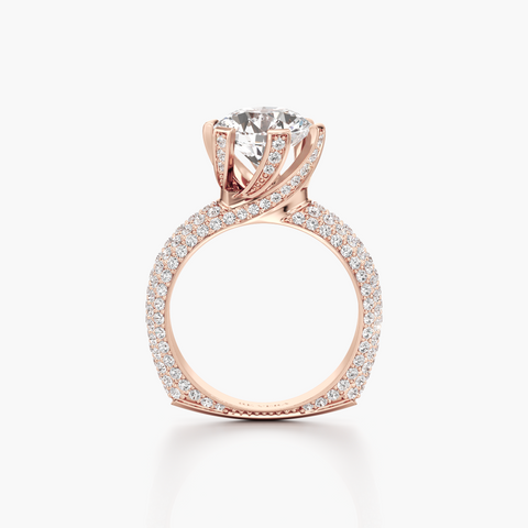Endless Spiral Diamond Ring