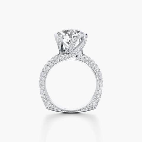 Endless Spiral Diamond Ring