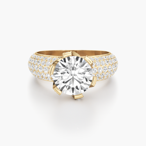 Endless Spiral Diamond Ring