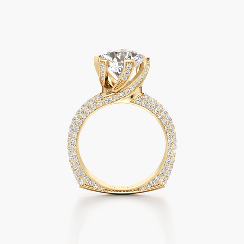 Endless Spiral Diamond Ring