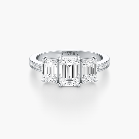 Majestic Triad Diamond Ring
