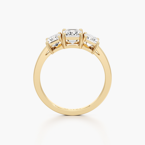 Majestic Triad Diamond Ring