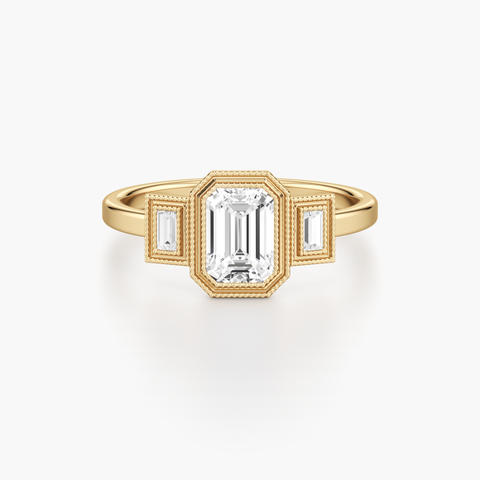 Vintage Reflection Diamond Ring