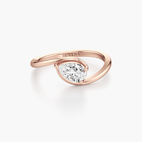 Warm Hug Pear Diamond Ring