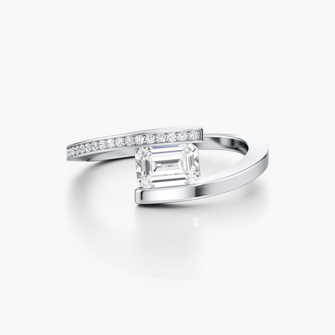 Emerald Dreaming Cascade Diamond Ring