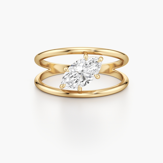 Splice Connection Diamond Ring