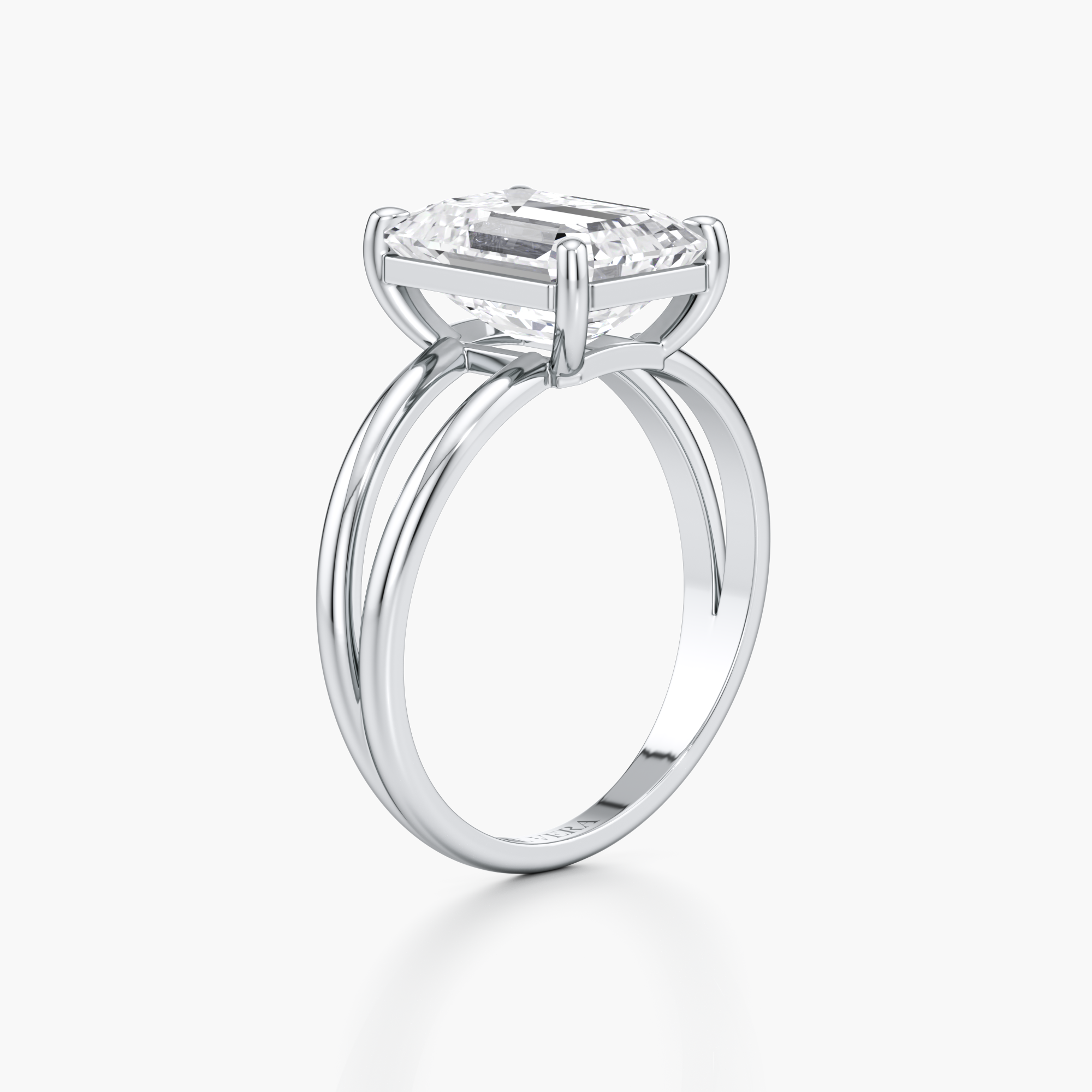 Double Loop Diamond Ring