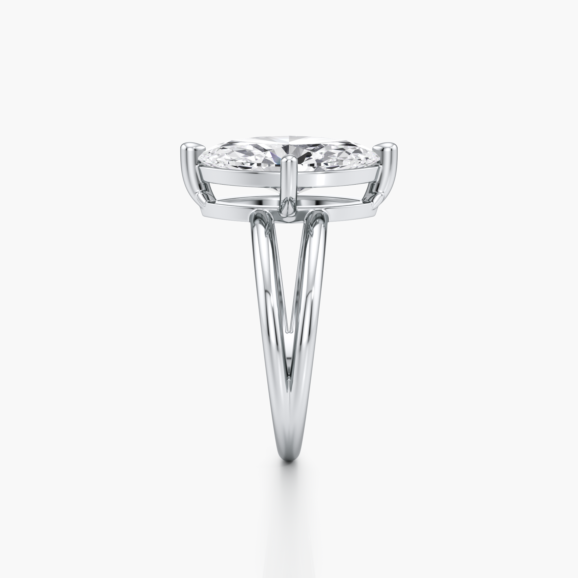 Double Loop Diamond Ring