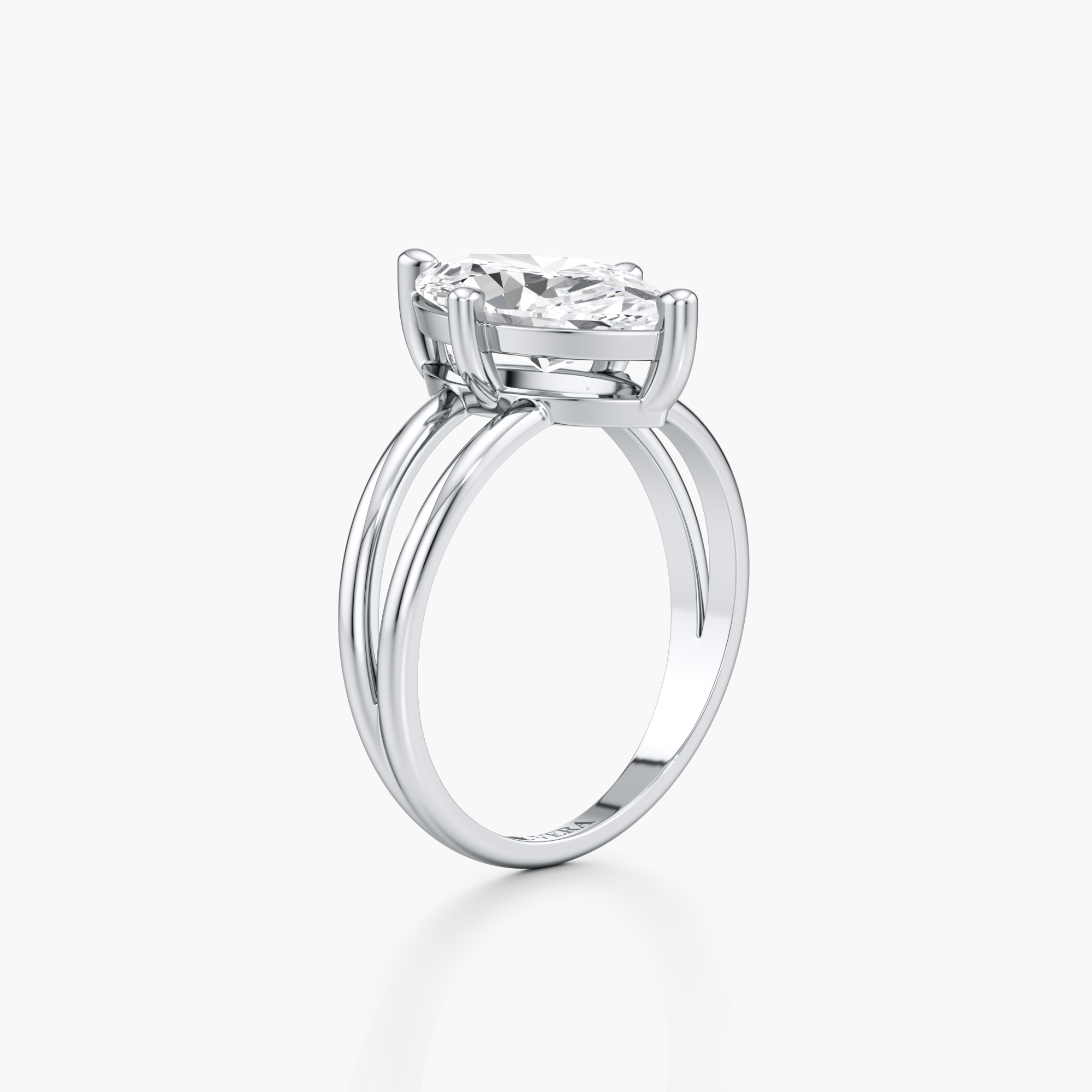 Double Loop Diamond Ring