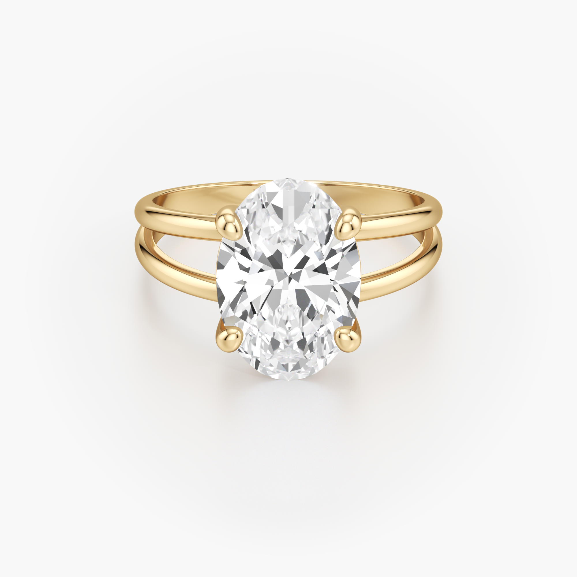 Double Loop Diamond Ring