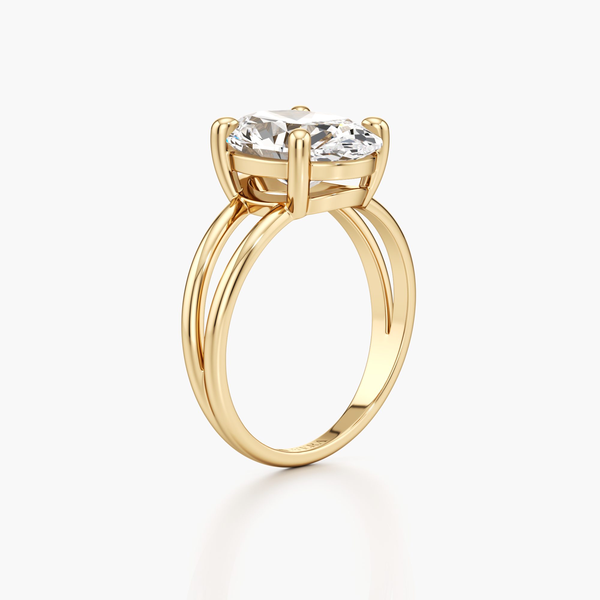 Double Loop Diamond Ring