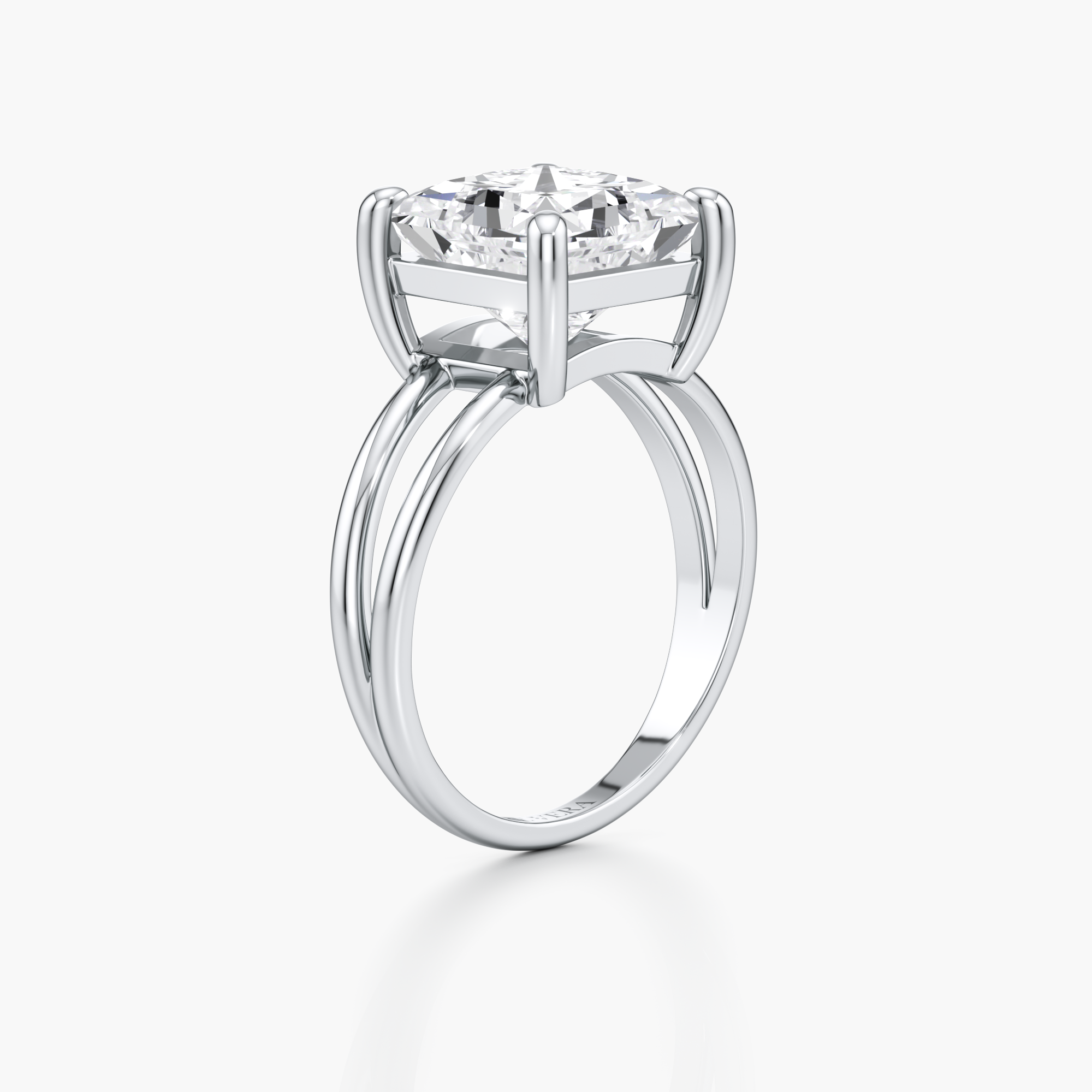 Double Loop Diamond Ring