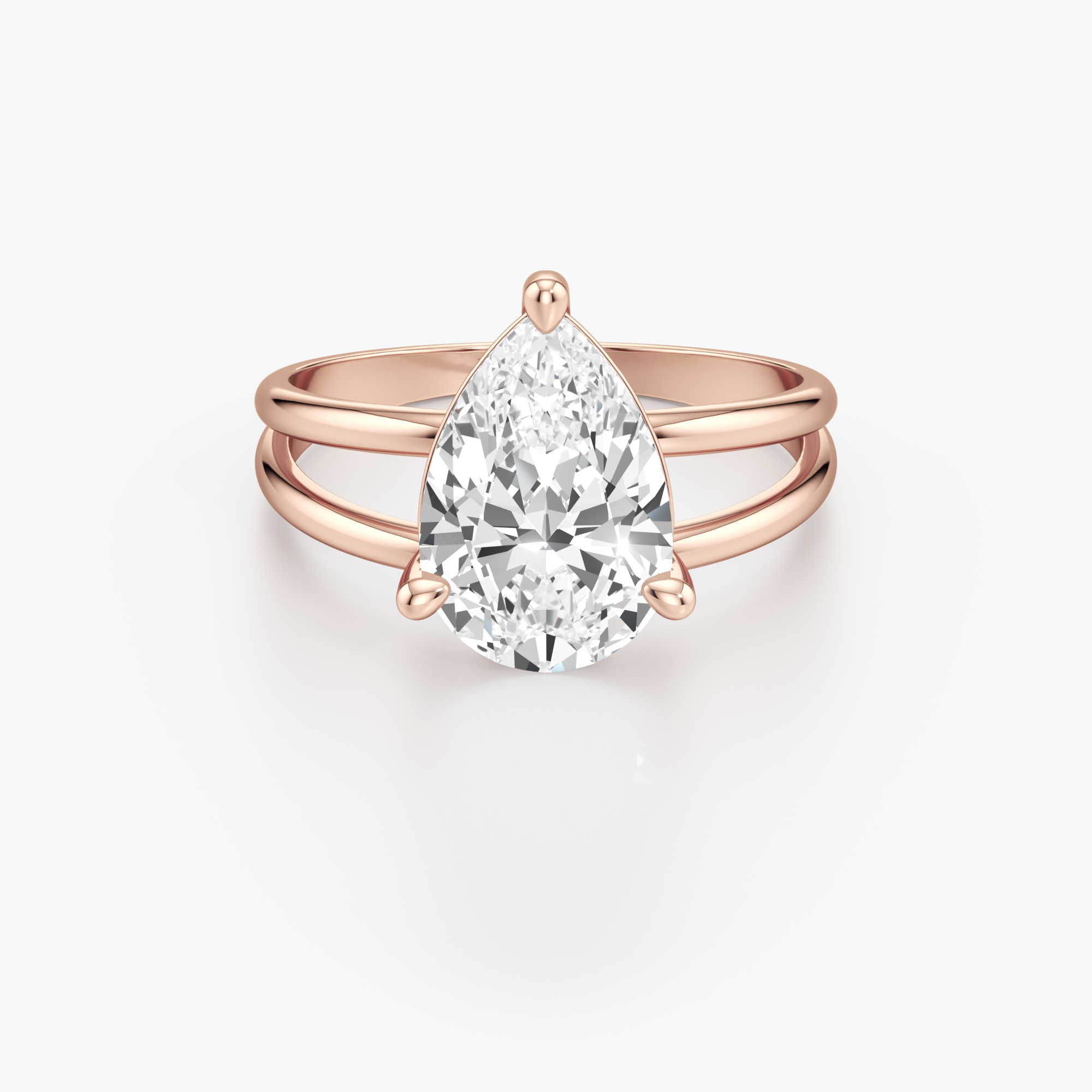 Double Loop Diamond Ring