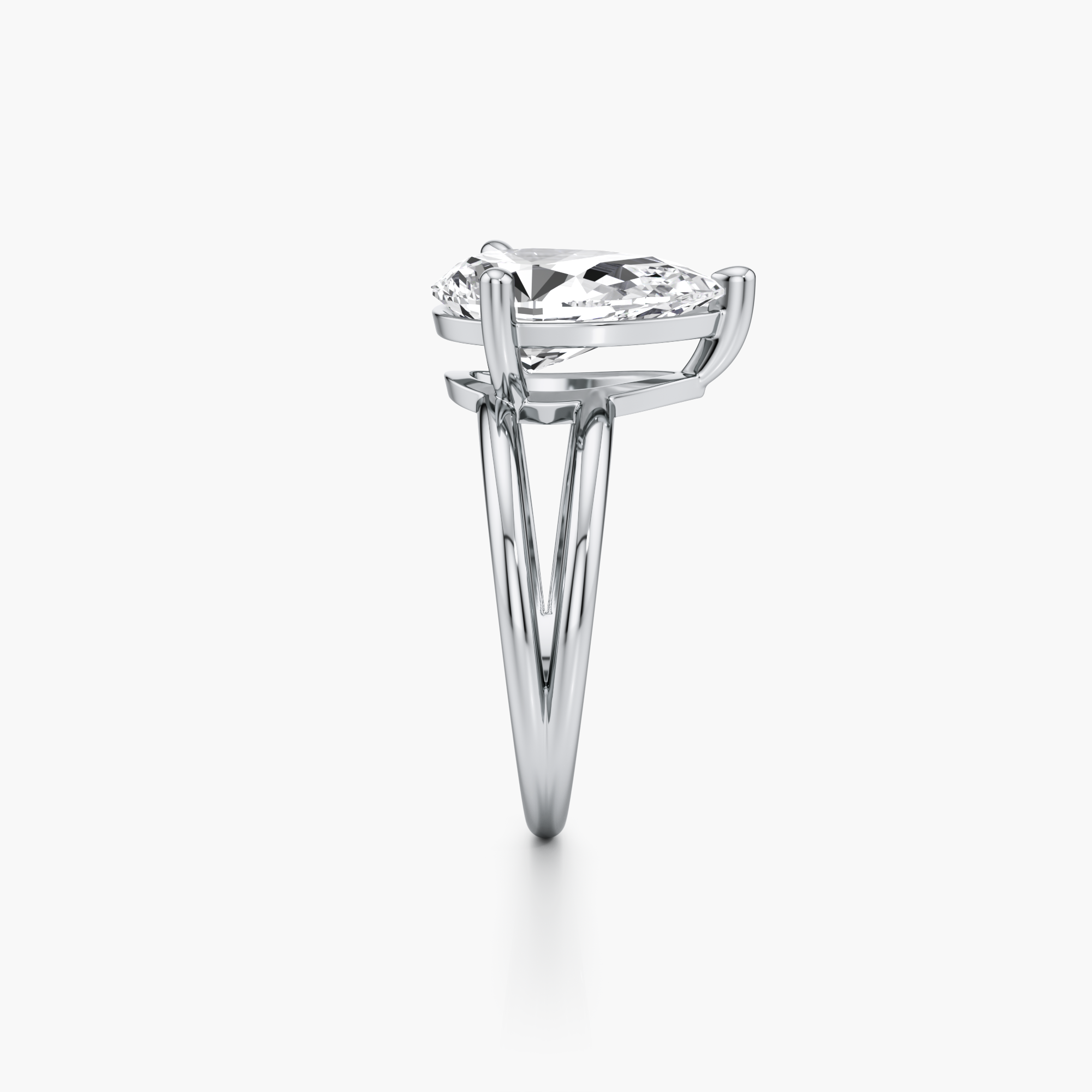 Double Loop Diamond Ring