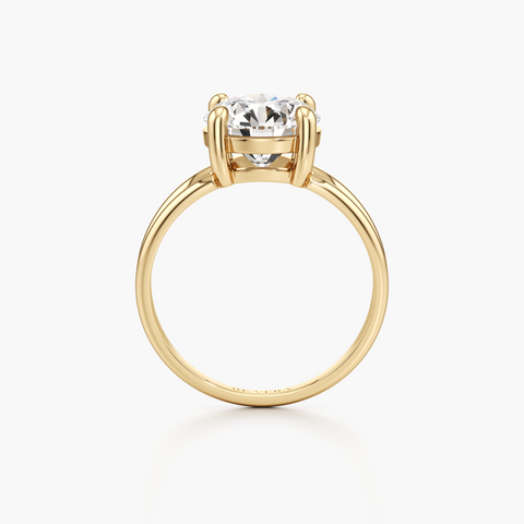 Double Loop Diamond Ring