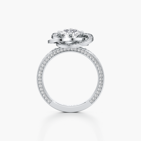 Aikya Intertwined Diamond Ring