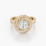 Aikya Intertwined Diamond Ring