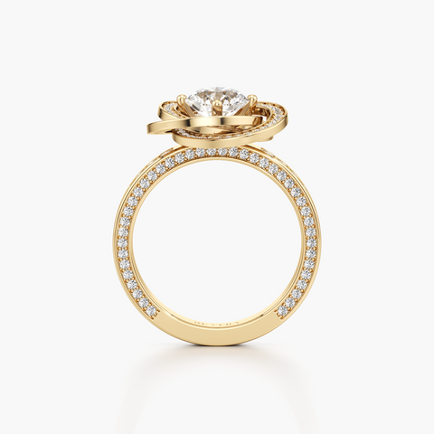 Aikya Intertwined Diamond Ring