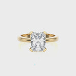 Enchanted Enigma Radiant-Cut Solitaire Engagement Ring