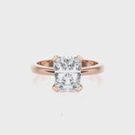 Enchanted Enigma Radiant-Cut Solitaire Engagement Ring
